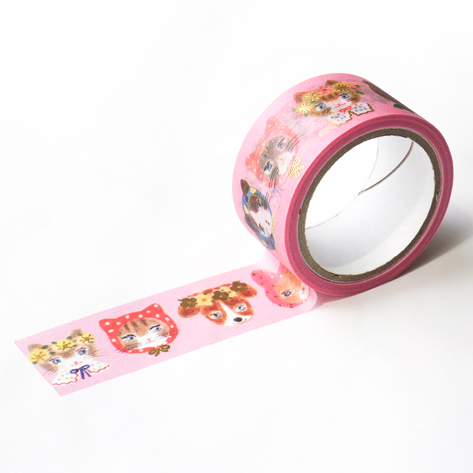 cozycaproducts 布川愛子 箔押しマスキングテープ niko tape 21-026 幅
