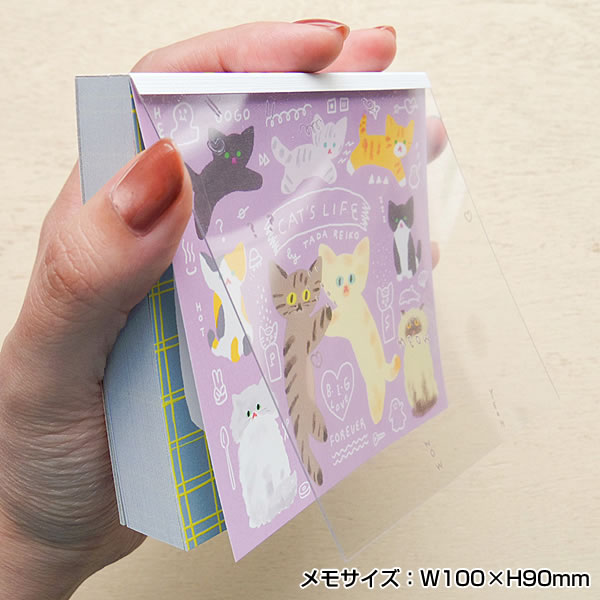 cozyca products ブロックメモ 多田玲子 CAT'S LIFE 21-633 (18) 120枚
