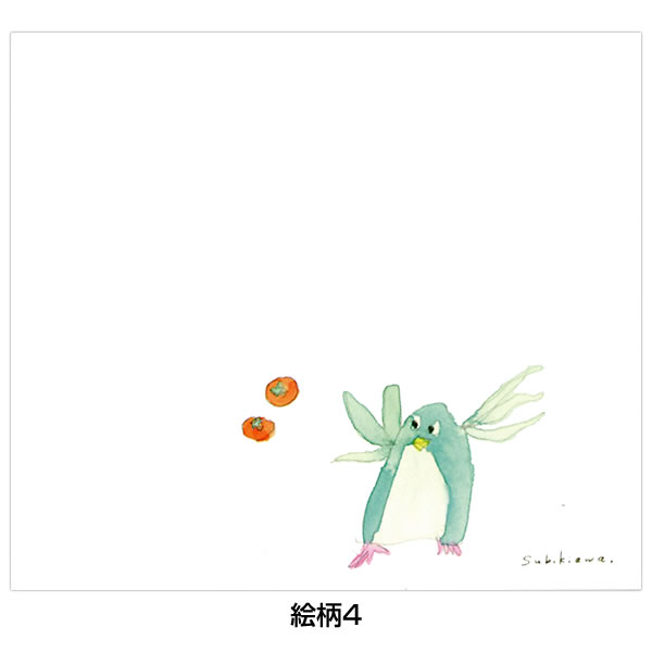 ブロックメモ Subikiawa. ペンギン 22-340 (5) 120枚（4柄×30） 表現社