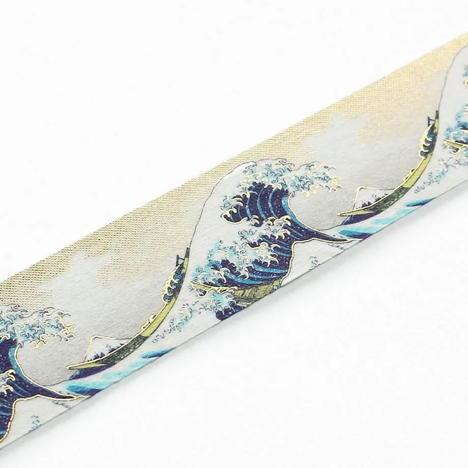 cozycaproducts 北斎 箔押しマスキングテープ 神奈川沖浪裏 22-970 幅