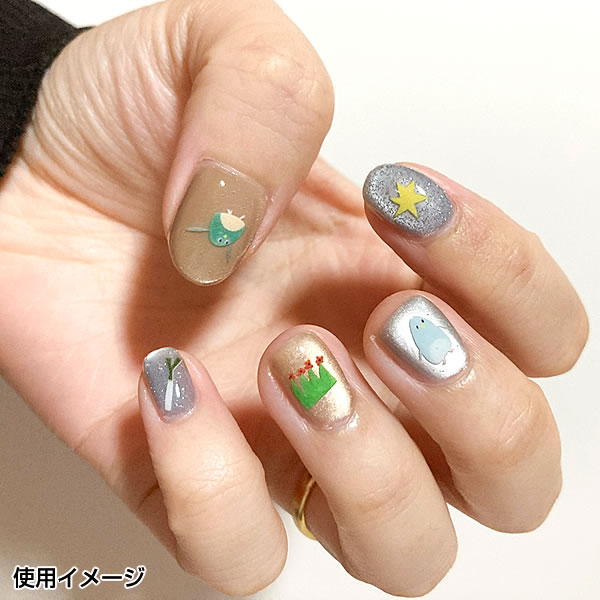 cozyca products Subikiawa. ネイルシール 1シート 22-988 （A-5