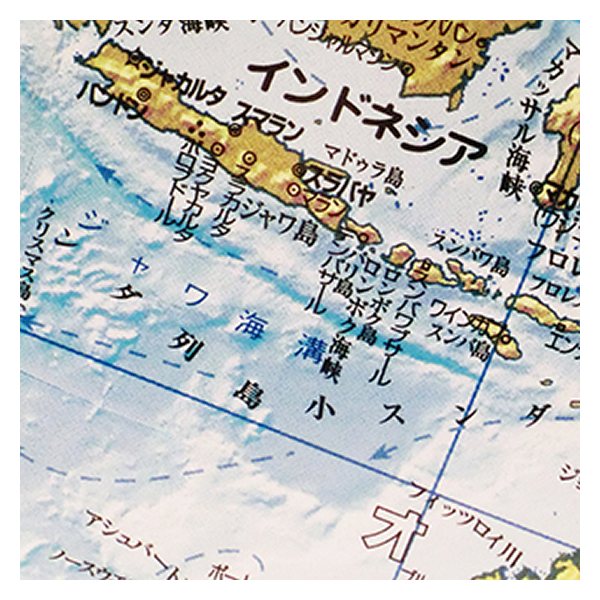 渡辺教具製作所 リプルーグル地球儀 シーフェアラー型 日本語版
