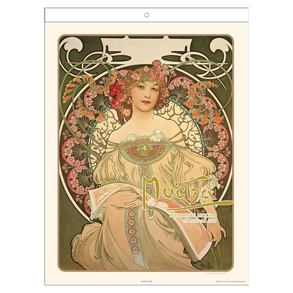 2026 カレンダー 壁掛け APJ 131 アルフォンス・ミュシャ アート