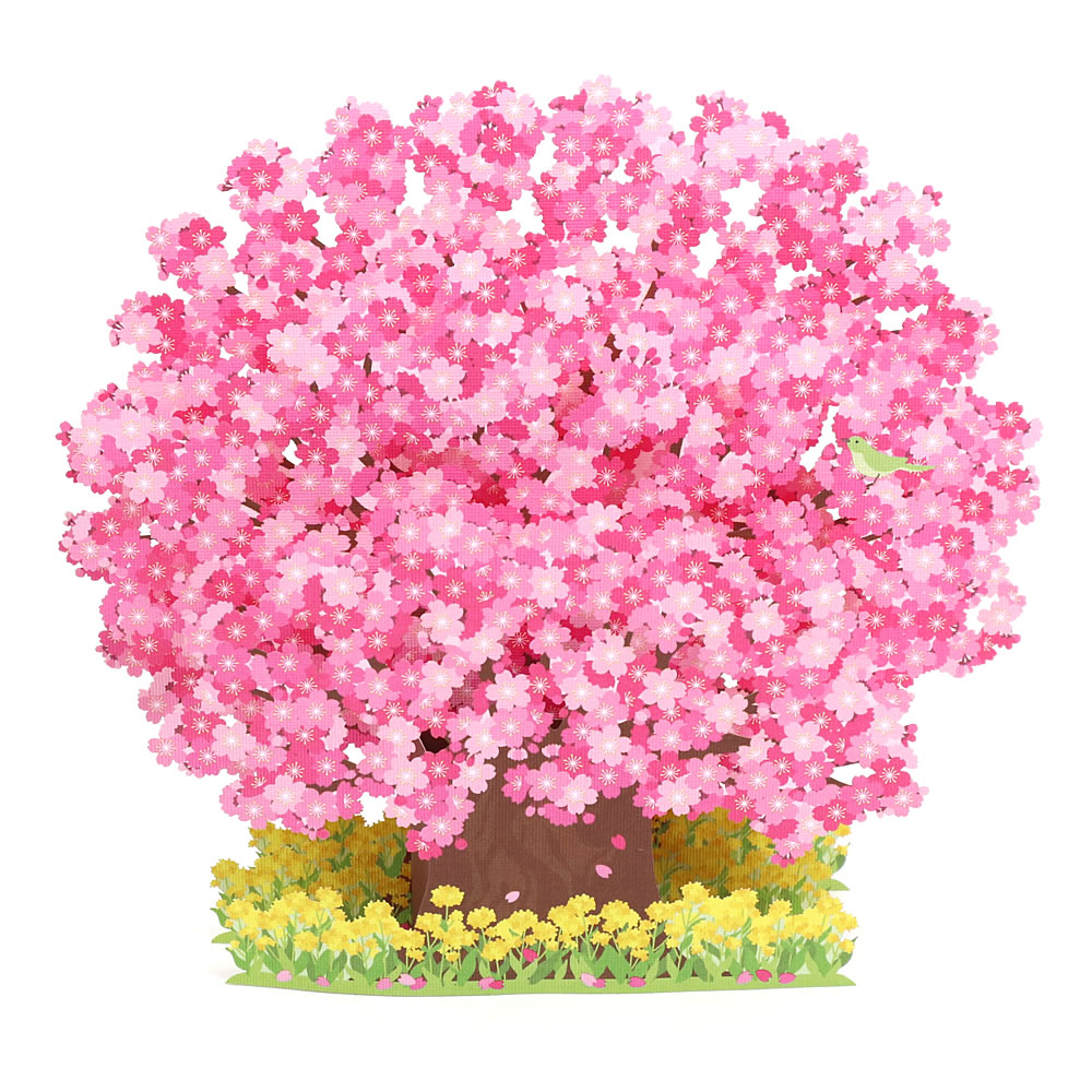 Hallmark（ホールマーク） 春カード 大きな桜の木 BAR-814-458 立体