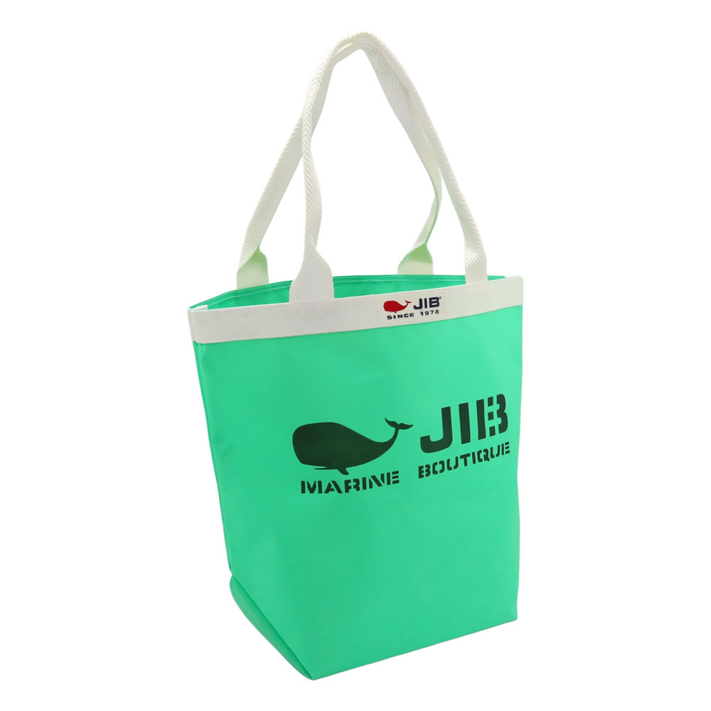 新品未使用【JIB】バケツマルシェ　エメラルドグリーン JIB バケツトートバッグ Mサイズ BKM エメラルドグリーン×アイボリー