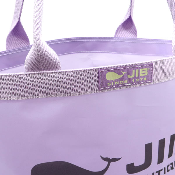JIB バケツトートバッグ Mサイズ BKM ラベンダー/LAVENDER ファスナー