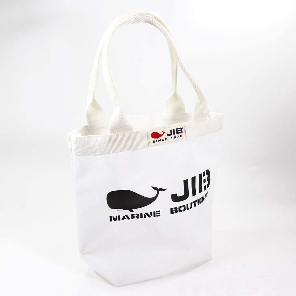 JIB バケツトートバッグ Sサイズ BKS ホワイト×アイボリー