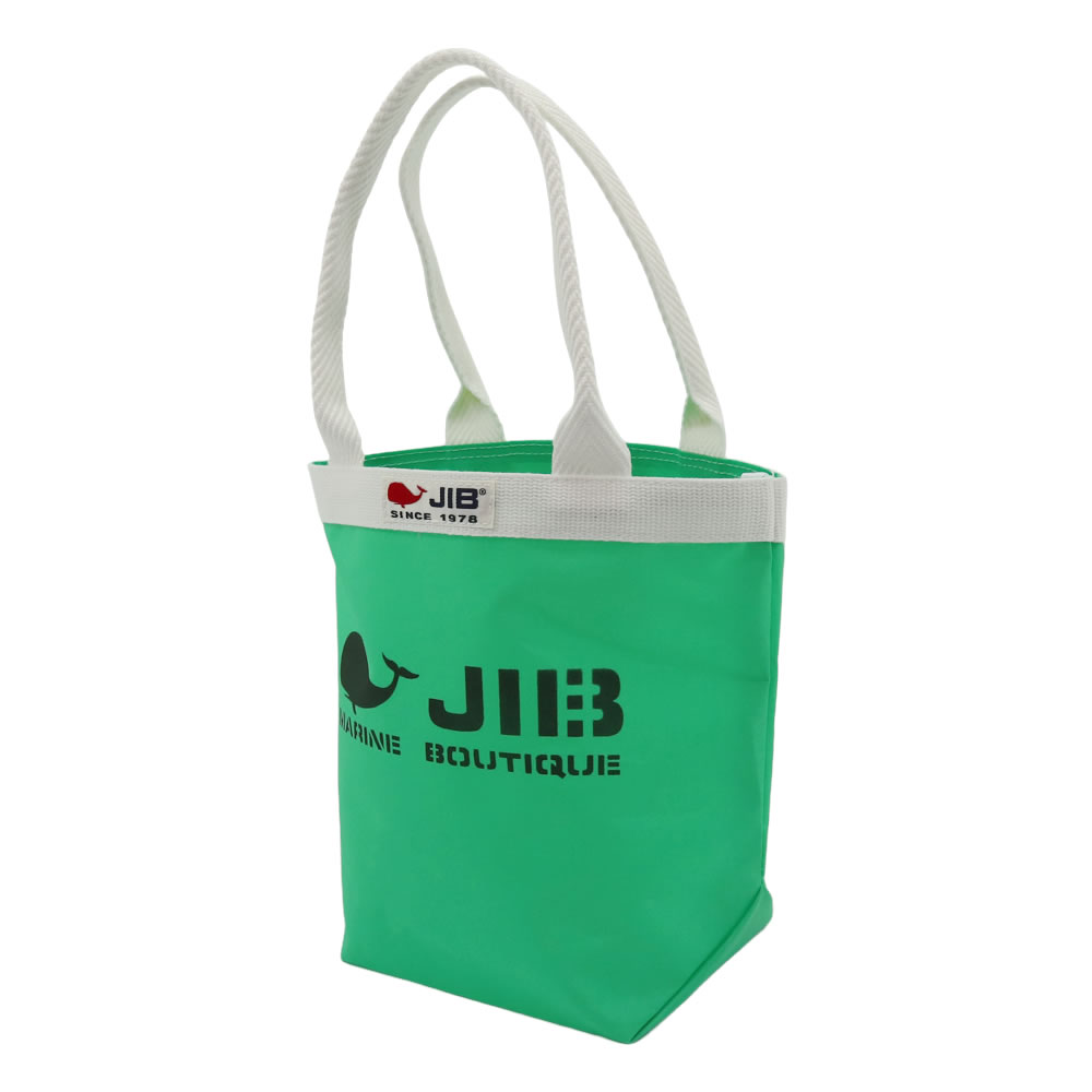 JIB バケツトートバッグ SSサイズ BKSS ピンク×アイボリー ファスナー