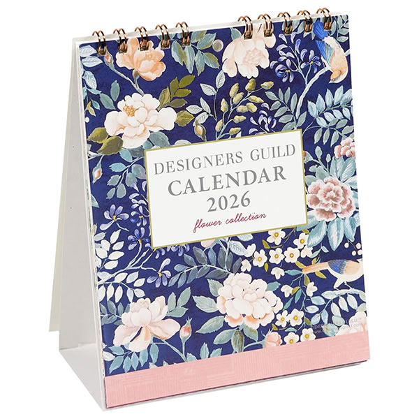 2026 カレンダー 卓上 GL デザイナーズギルド C-1688-DG 日曜始まり