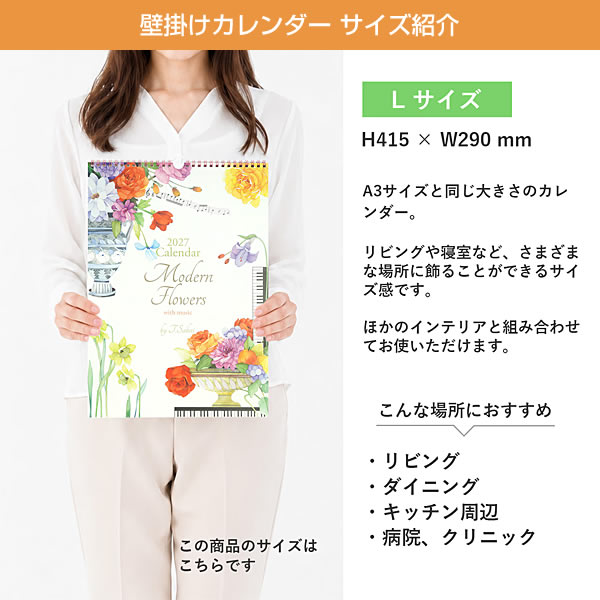 2027年カレンダー 壁掛け 血圧記録カレンダー Lサイズ（H415×W290mm） CAL-252 令和9年 フロンティア | FRONTEER | 05