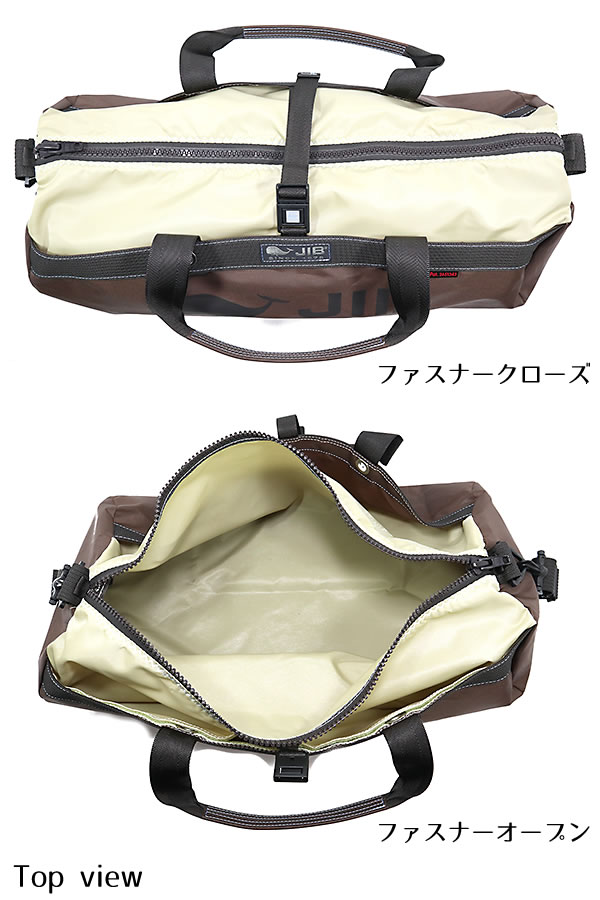 JIB ボーダーダッフルバッグ Mサイズ DMB リッチブラウン/Rich Brown