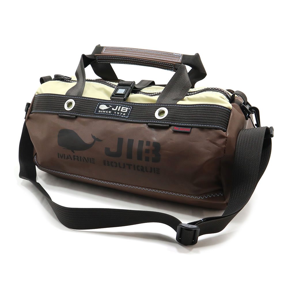 JIB ボーダーダッフルバッグ Sサイズ DSB リッチブラウン/Rich Brown