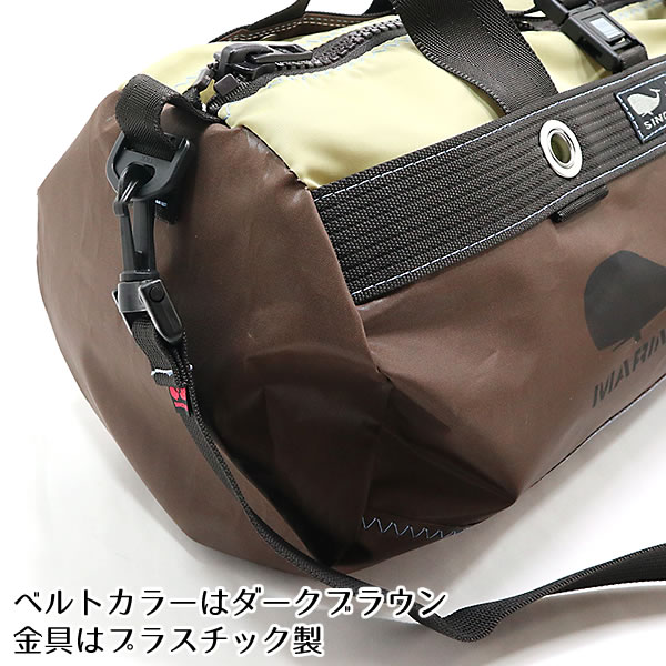 JIB ボーダーダッフルバッグ Sサイズ DSB リッチブラウン/Rich Brown