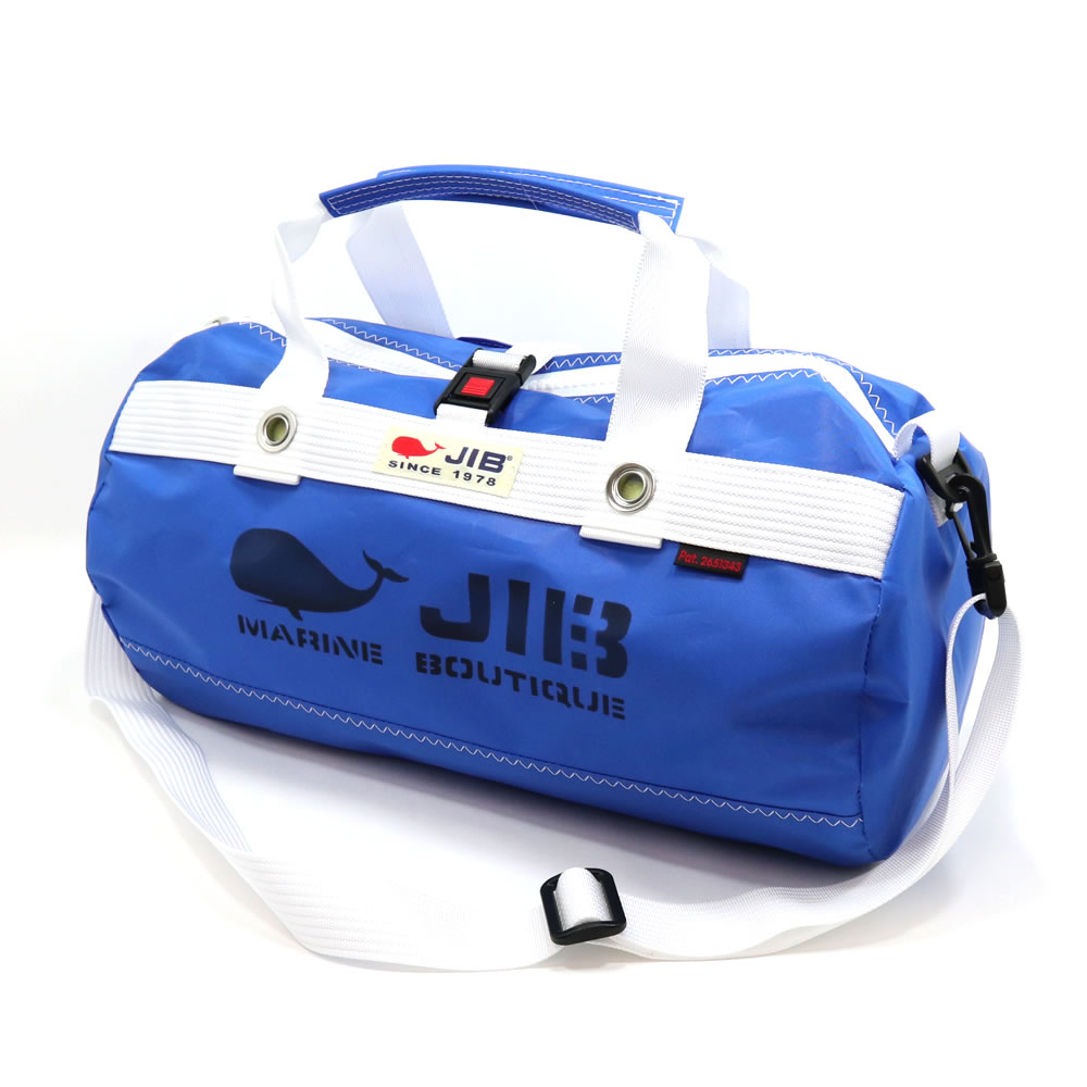JIB ボーダーダッフルバッグ Sサイズ DSBN ロイヤルブルー/Royal Blue