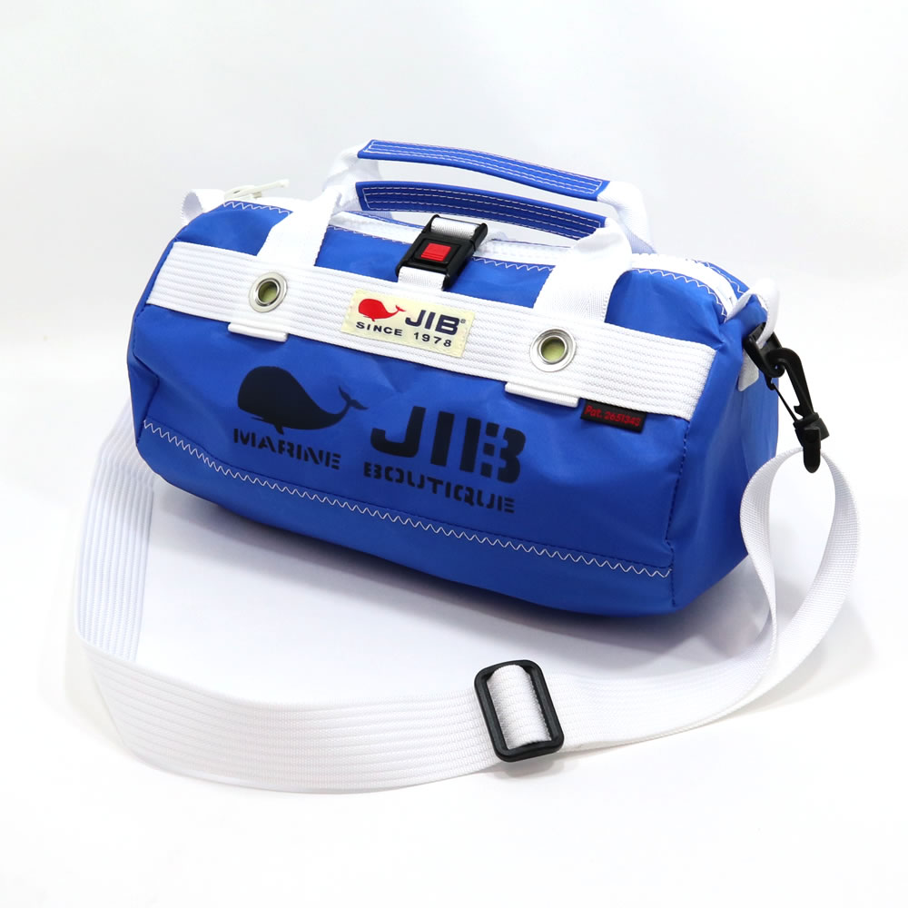 JIB ボーダーダッフルバッグ SSサイズ DSSBN ロイヤルブルー/Royal