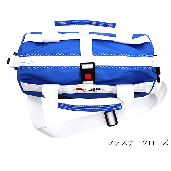 JIB ボーダーダッフルバッグ SSサイズ DSSBN ロイヤルブルー/Royal