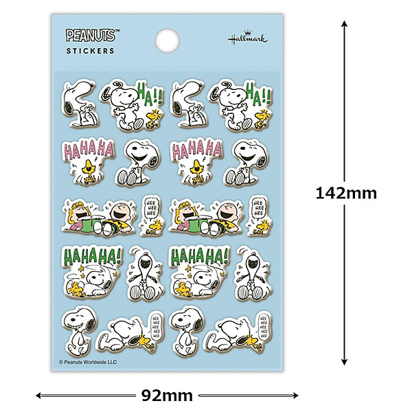 Hallmark（ホールマーク） スヌーピー シール ENJOY/楽しむ ELS-841