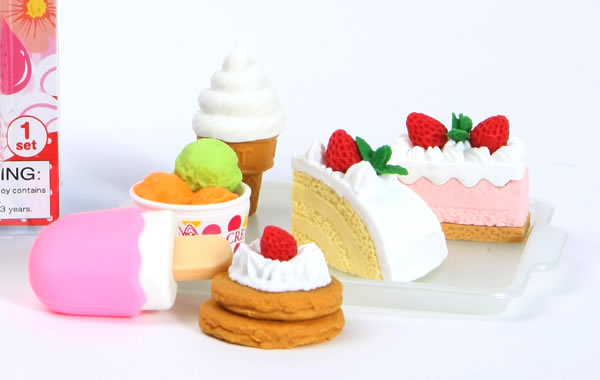イワコー おもしろ消しゴム ケーキ ER-981011 ブリスターパック02