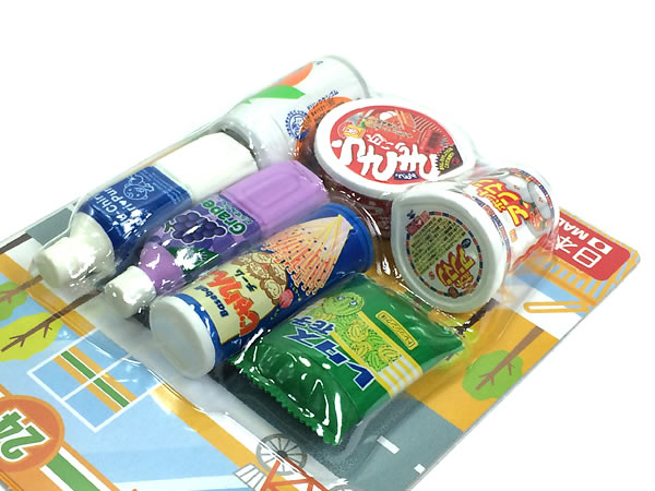 イワコー おもしろ消しゴム コンビニ ER-BRI012 ブリスターパック08