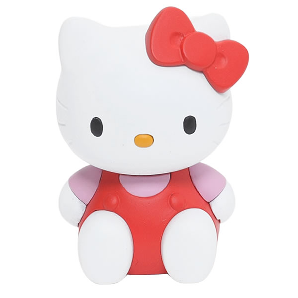 イワコー おもしろ消しゴム ハローキティ 2個セット（レッド ピンク