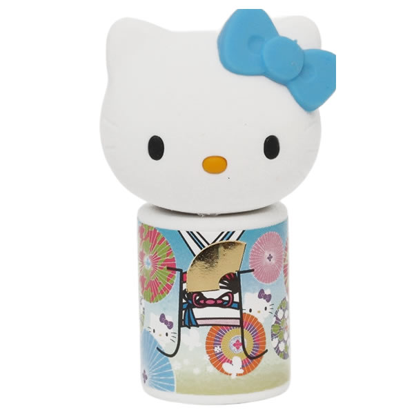 イワコー おもしろ消しゴム ハローキティこけし消しゴム6個セット（箱