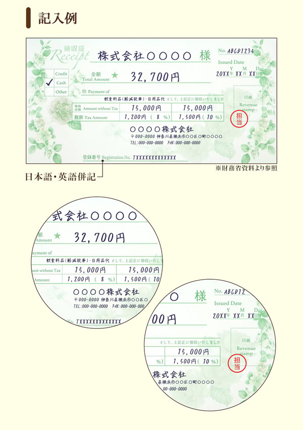 フロンティア 領収書 喫茶店 RS-021（15） 40シート（ノーカーボン・2