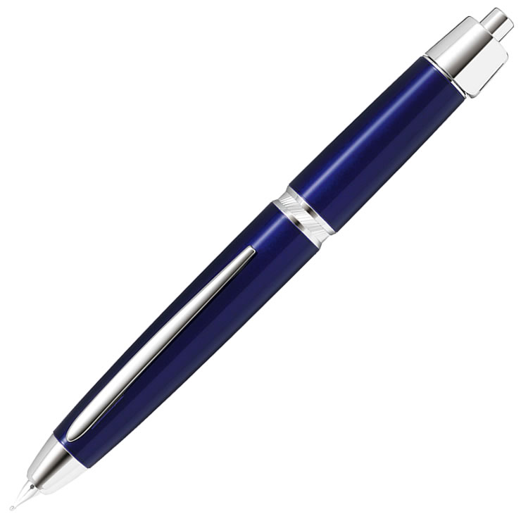 PILOT パイロット 万年筆 キャップレスLS ラグジュアリーブルー FCLS-35SR-LXL（ペン種 要選択/F・M） ペン先：18K  ロジウム仕上 彫刻名入れ(有 : fcls-35sr-lxl : 堀萬昭堂 ヤフー店 - 通販 - Yahoo!ショッピング