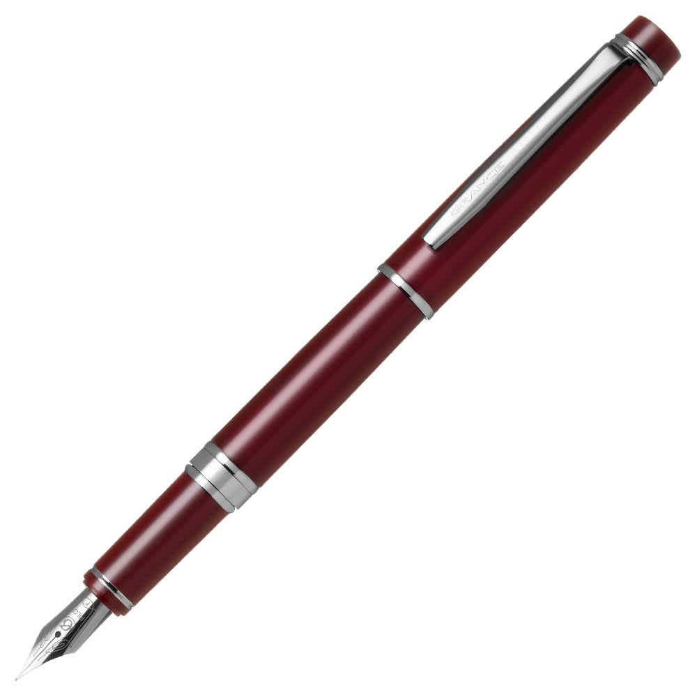 良品　PILOT　パイロット　万年筆(F)　グランセ　赤マーブル　カートリッジ付 PILOT（文具） PILOT パイロット 万年筆 グランセS レッド FGRS