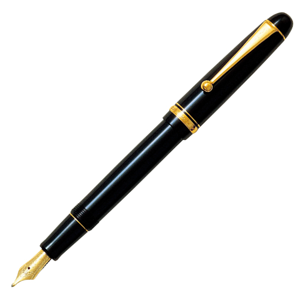 PILOT パイロット 万年筆 カスタム74 ブラック FKKN-14SR-B（ペン種 要選択/C・MS） ペン先：14K 5号 彫刻名入れ(有料)可｜horiman