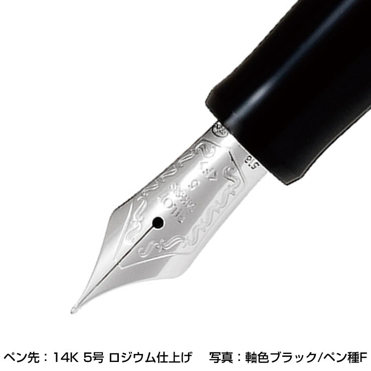 PILOT パイロット 万年筆 カスタム ヘリテイジ91 ブラック FKVHN-12SR