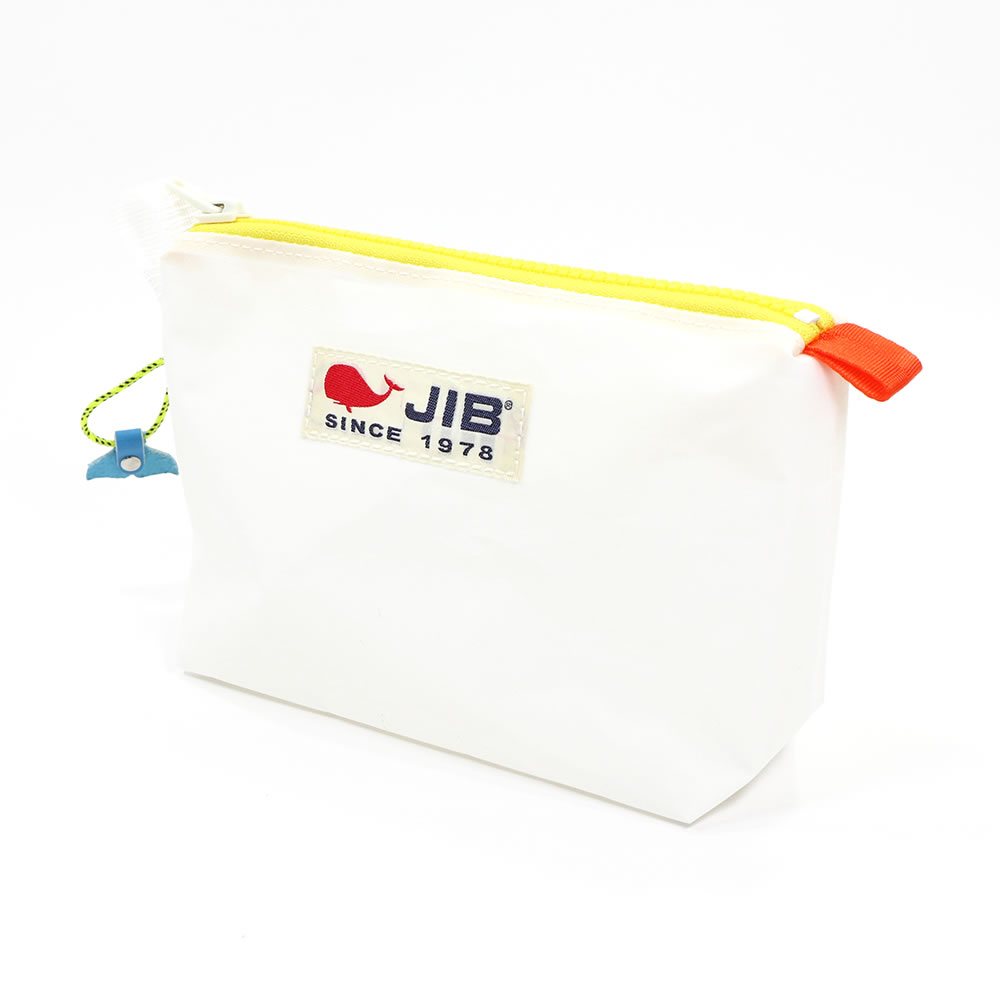 【新品未使用品】JIB　ジブ　7oz Pouch ホワイト JIB フィンガーポーチ FPO ホワイト 本体色のみ指定可 レザーの