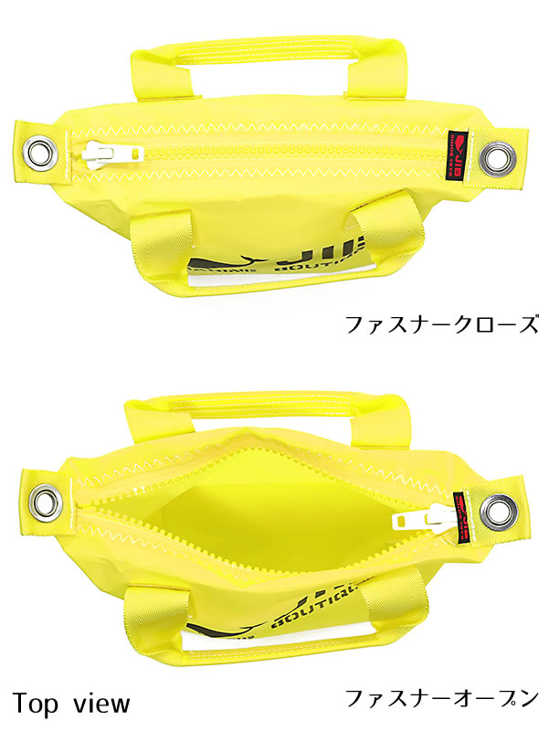 JIB ファスナーつきトートバッグ オーバージップ SSサイズ FTSS