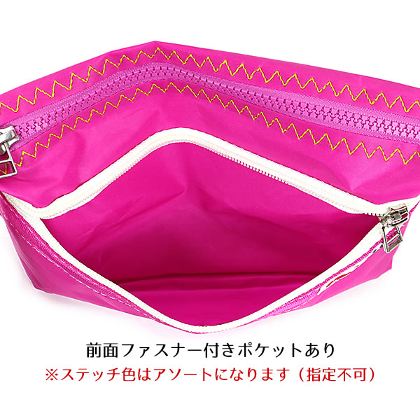 JIB（ジブ） ハンドルポーチMサイズ HPOM ピンク ステッチ色はアソート 