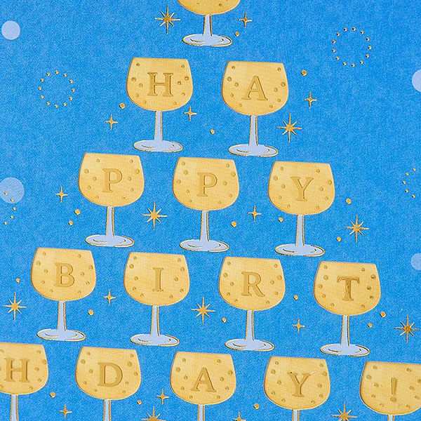 アクティブコーポレーション バースデーカード シャンパンタワー L1160