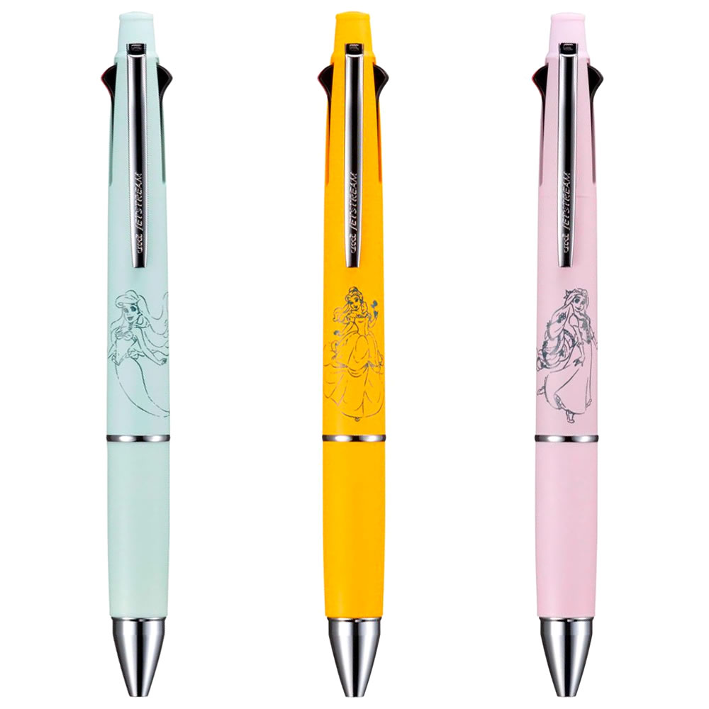 三菱鉛筆 限定品 JETSTREAM 4＆1 ディズニープリンセス 3柄セット 0.5 