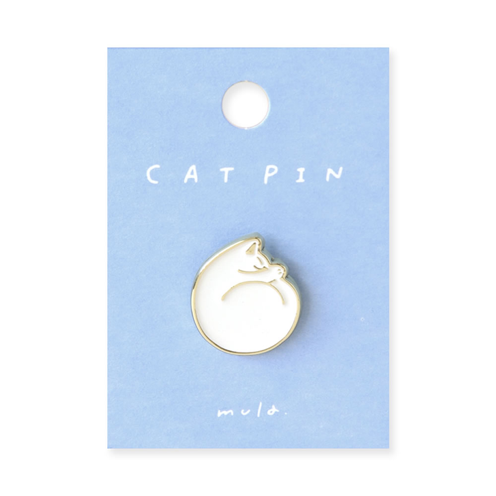 mula ピンバッジ CAT ニャンモナイト MUPB-02 1点 ねこ ネコ リュリュ