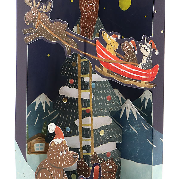 グリーティングライフ クリスマスカード 洋風 オカタオカ クリスマス