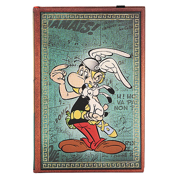paperblanks ペーパーブランクス ノートブック ミニ（MINI）サイズ PB9701-3 Asterix the Gaul ハードカバー ゴムバンド 176頁 罫線｜horiman