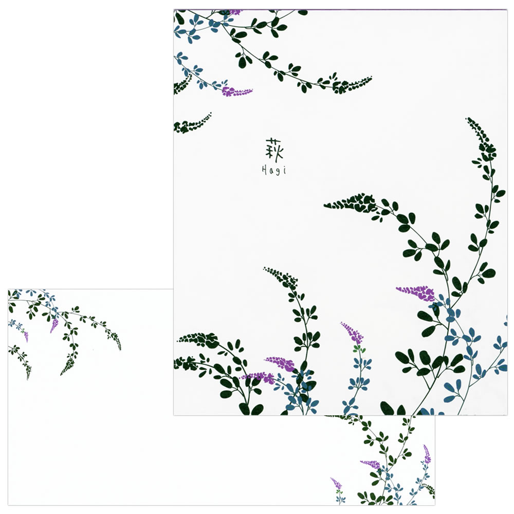 レターセット 秋柄 萩 Hagi PD-629/EV-629 （15） 便箋2柄18枚 封筒6枚 フロンティア FRONTIA｜horiman