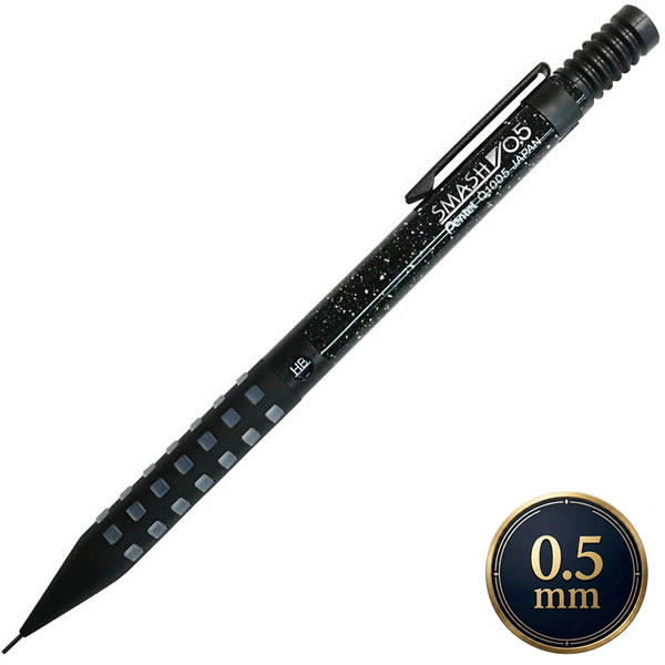ぺんてる（Pentel） スマッシュ スプラッター ブラック×イエロー 0.5mm