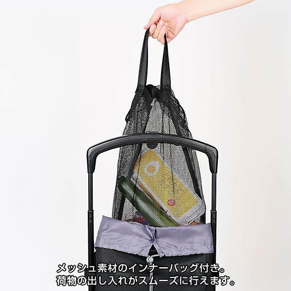 レップ(Rep) COCORO 横押し4輪カート ショッピングカート Delana（デランナ） ブラウン 552001 19L 保冷・保温 耐荷重量：10kgまで タイヤ取り外し不可 レップ(Rep) COCORO 横押し4輪カート ショッピングカート Delana