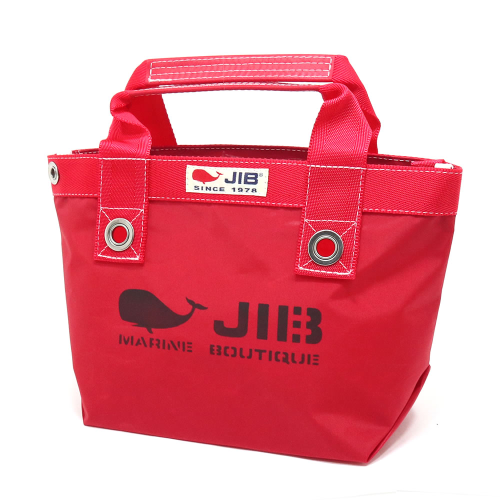 JIB オープントート SSサイズ JIB オープントートインナージップ SSサイズ TFSS レッド ベルト