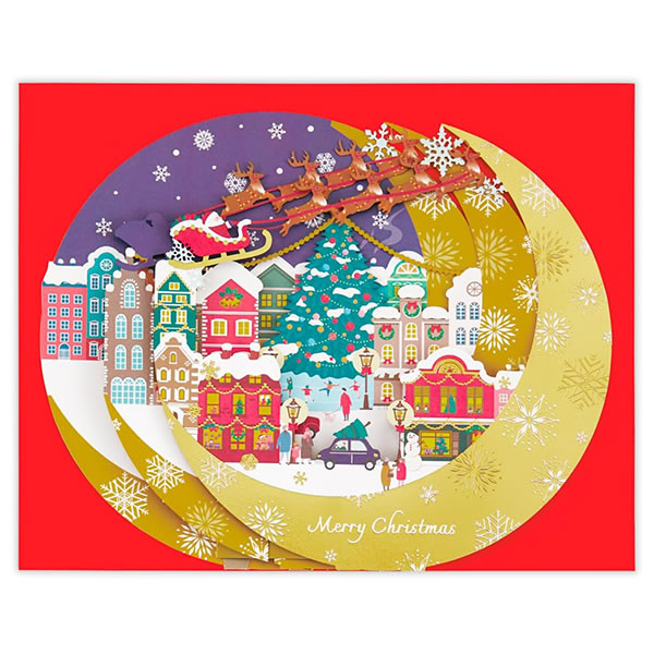Hallmark（ホールマーク） クリスマスカード 洋風 立体カード XAR-846