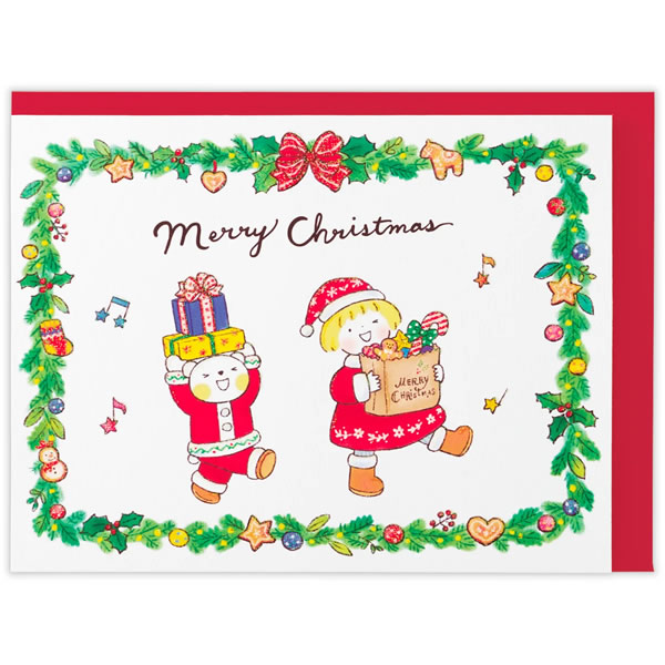 Hallmark（ホールマーク） クリスマスカード 洋風 二つ折り