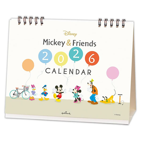 2026 カレンダー 卓上 ホールマーク ディズニー ミッキーマウス YDC