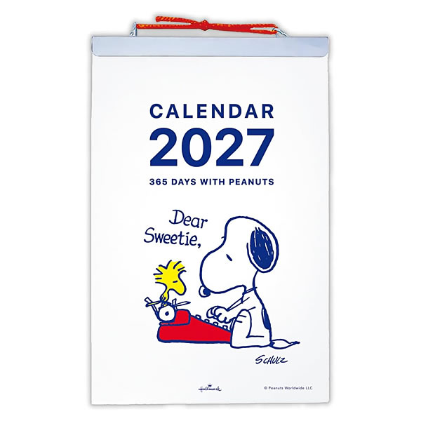 2027年 カレンダー 壁掛け ホールマーク 日めくり 6号 スヌーピー YDC