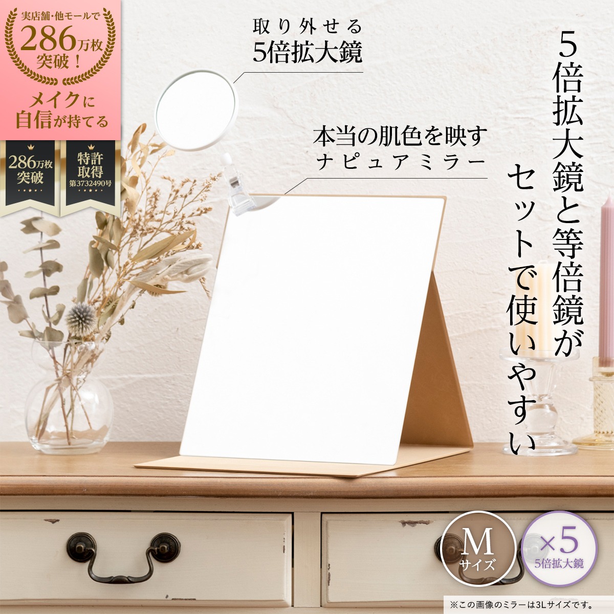 HORIUCHI MIRROR 堀内鏡工業 細部がはっきり見える 5倍拡大鏡