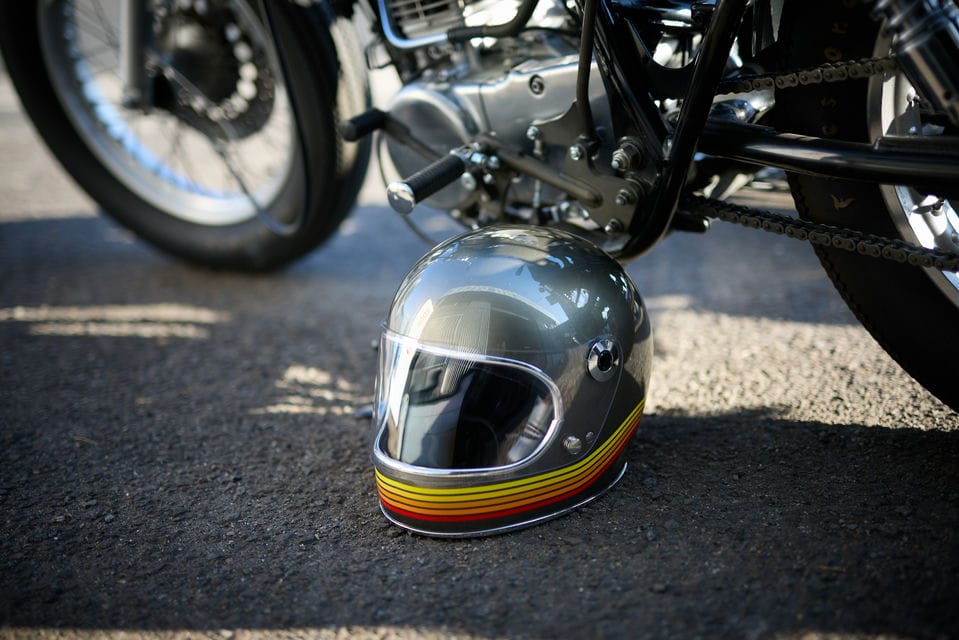HORIZON HELMETS レトロヘルメット LAMP HELMET 5RAINBOW