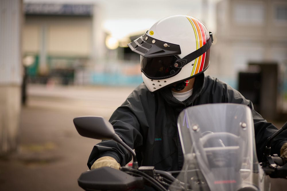 バイザー ショート ヘルメット用 オフロード フルフェイス バイク