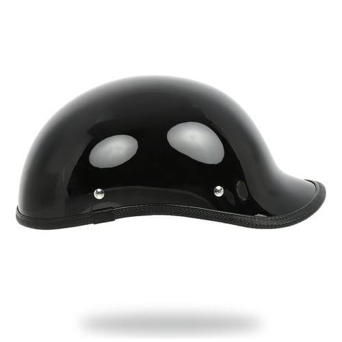 ハーレー半ヘル GOOSE TAIL HALF HELMET グーステールハーフヘルメット ブラック